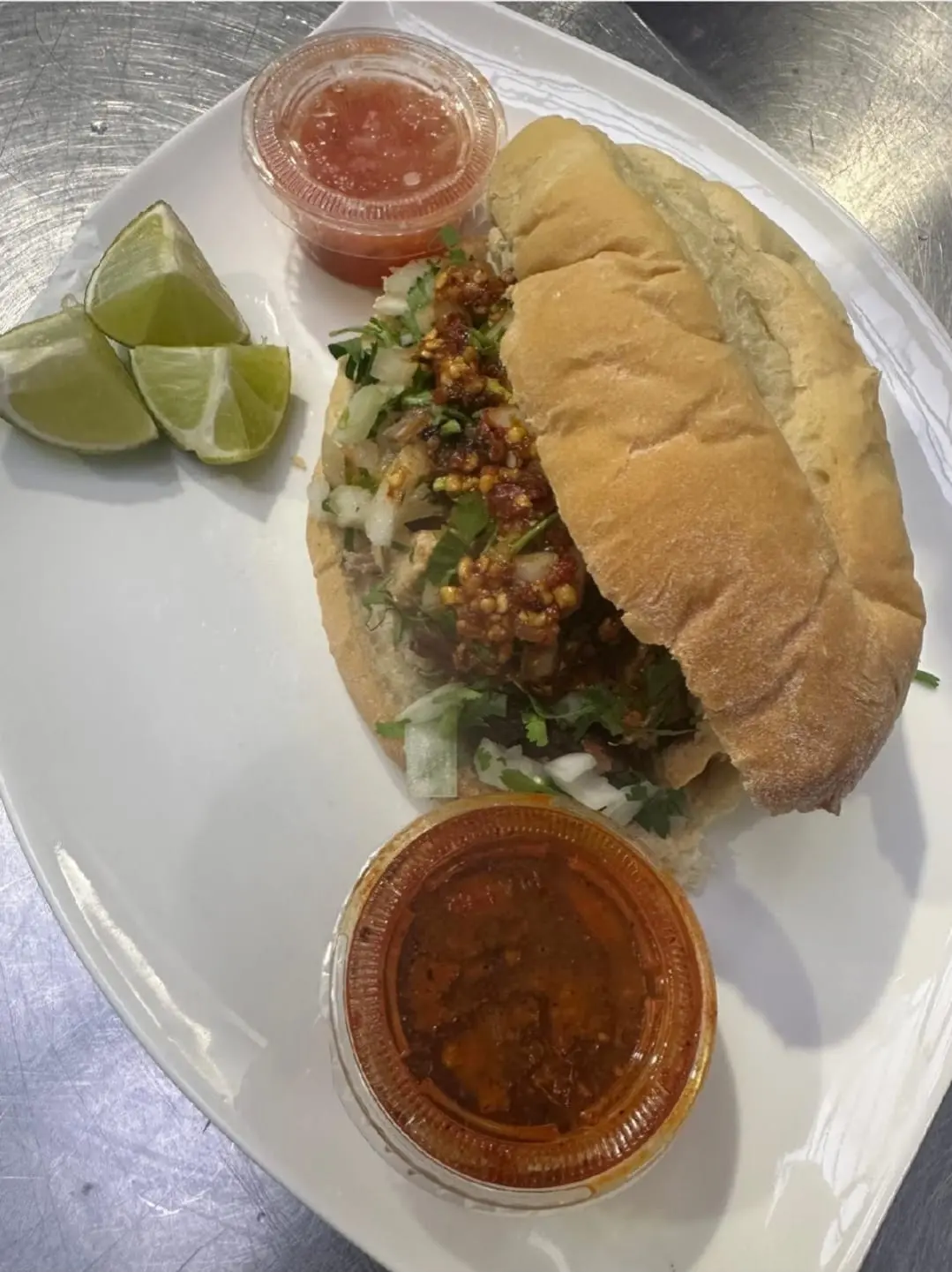 Lunch Torta Pork Carnitas